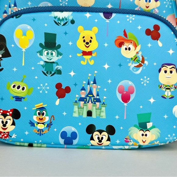 Disney Parks Magic Kingdom Chibi Balloon Allover Print Mini Backpack - Picture 2 of 8